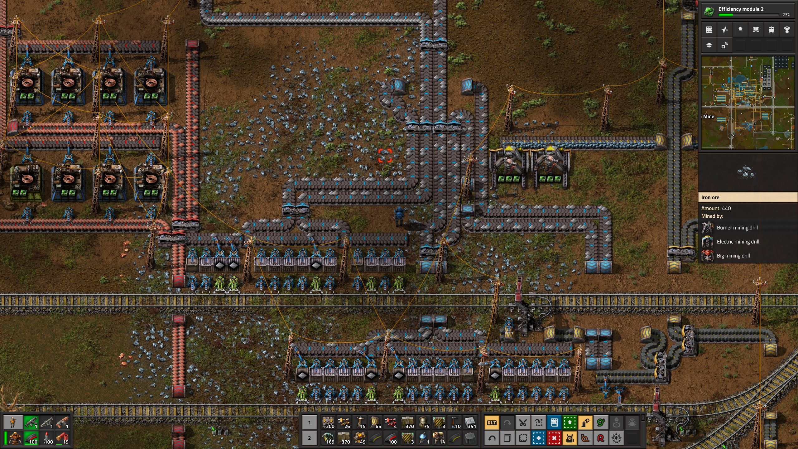 My mostly balanced two train iron station